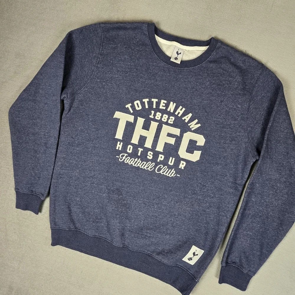 Nike Tottenham Hotspur Sweatshirt Mens XL Blue Embroiderd Premier League Soccer